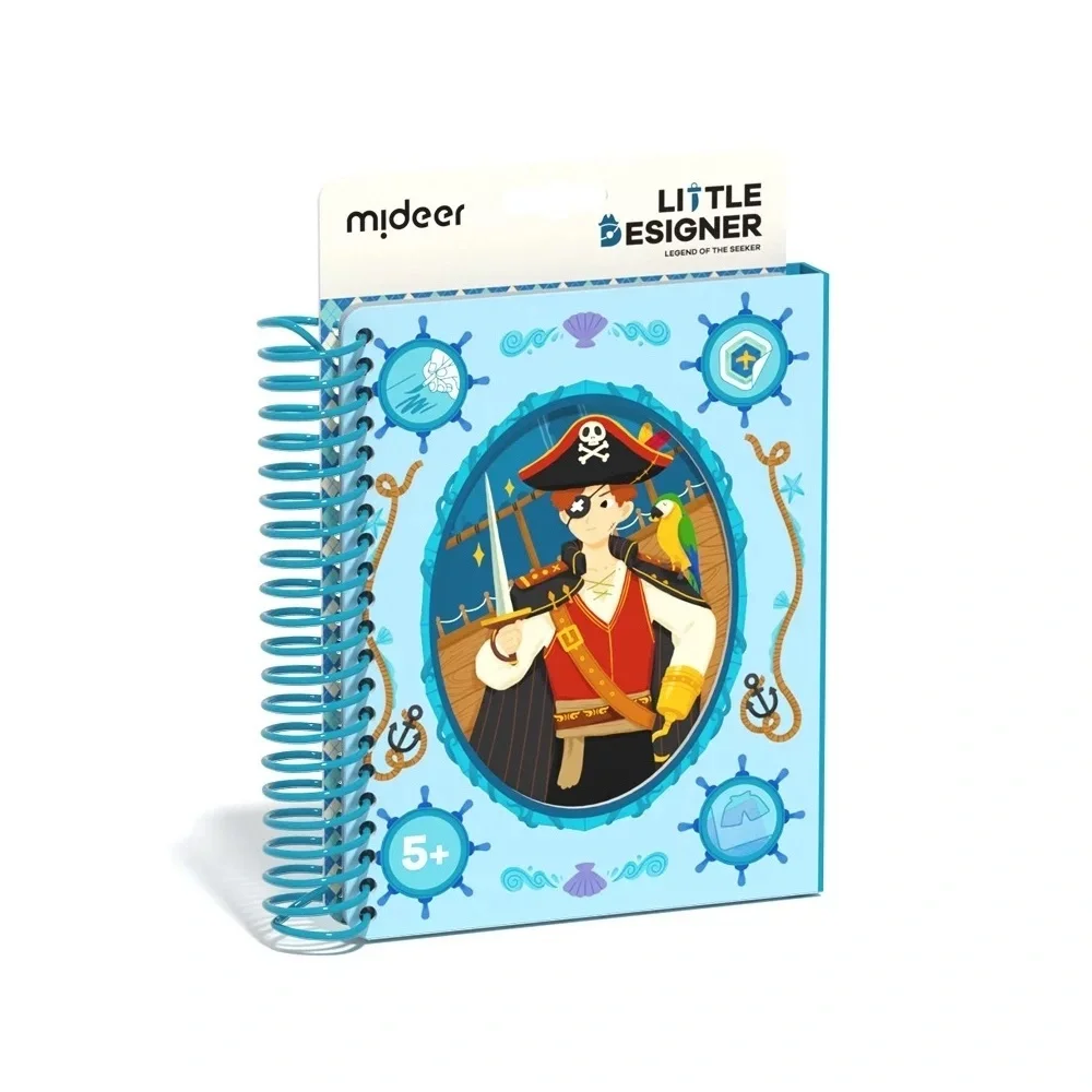 Little Designer Pirate Notebook - Blue